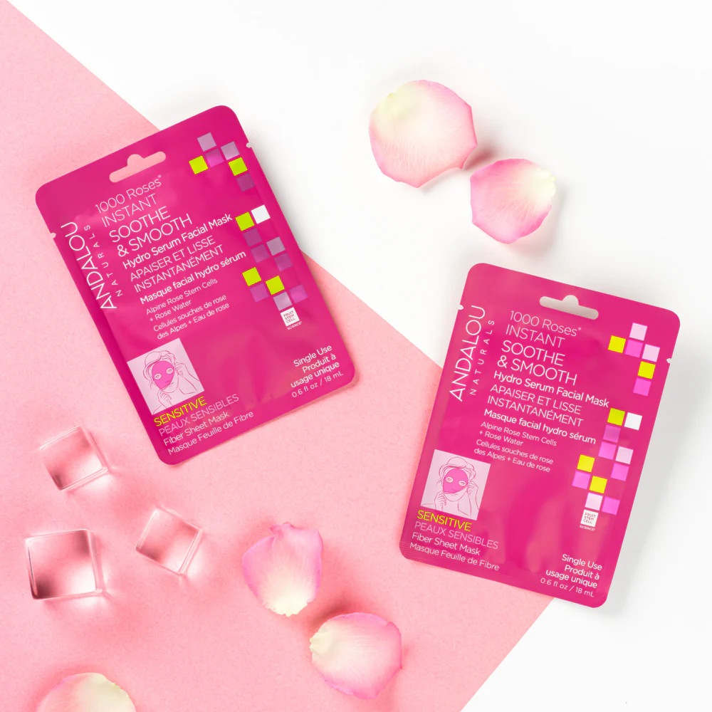 1000 Roses Instant Soothe & Smooth Sheet Mask - Image 3