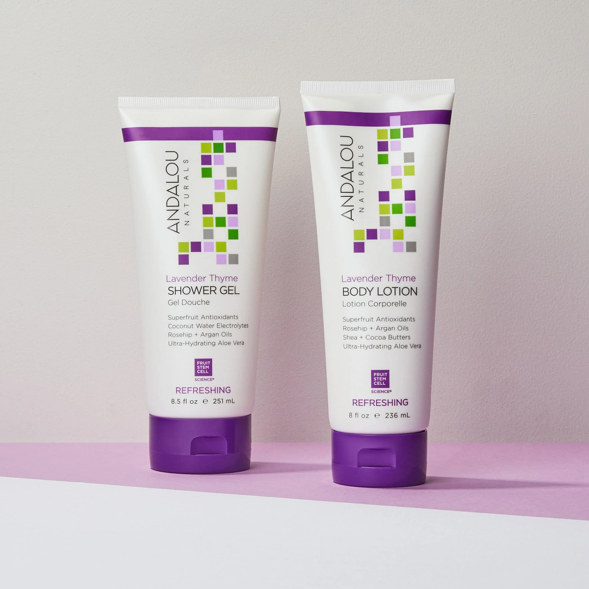 Lavender Thyme Refreshing Shower Gel Body Wash - Image 4